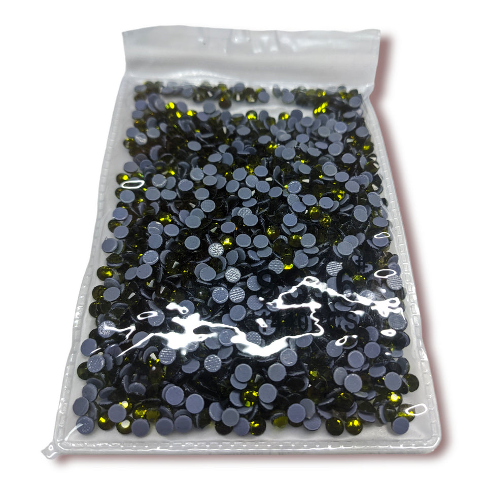 Уцінка! Стрази гарячої фіксації DMC ss10 (2.8mm) 1440 шт. Оливковий