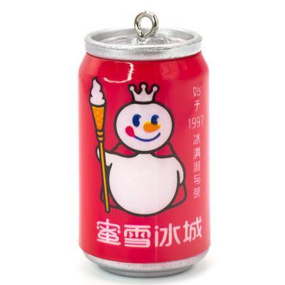Підвіска, брелок у вигляді банки Snowman, розмір 45х23мм, 1шт.