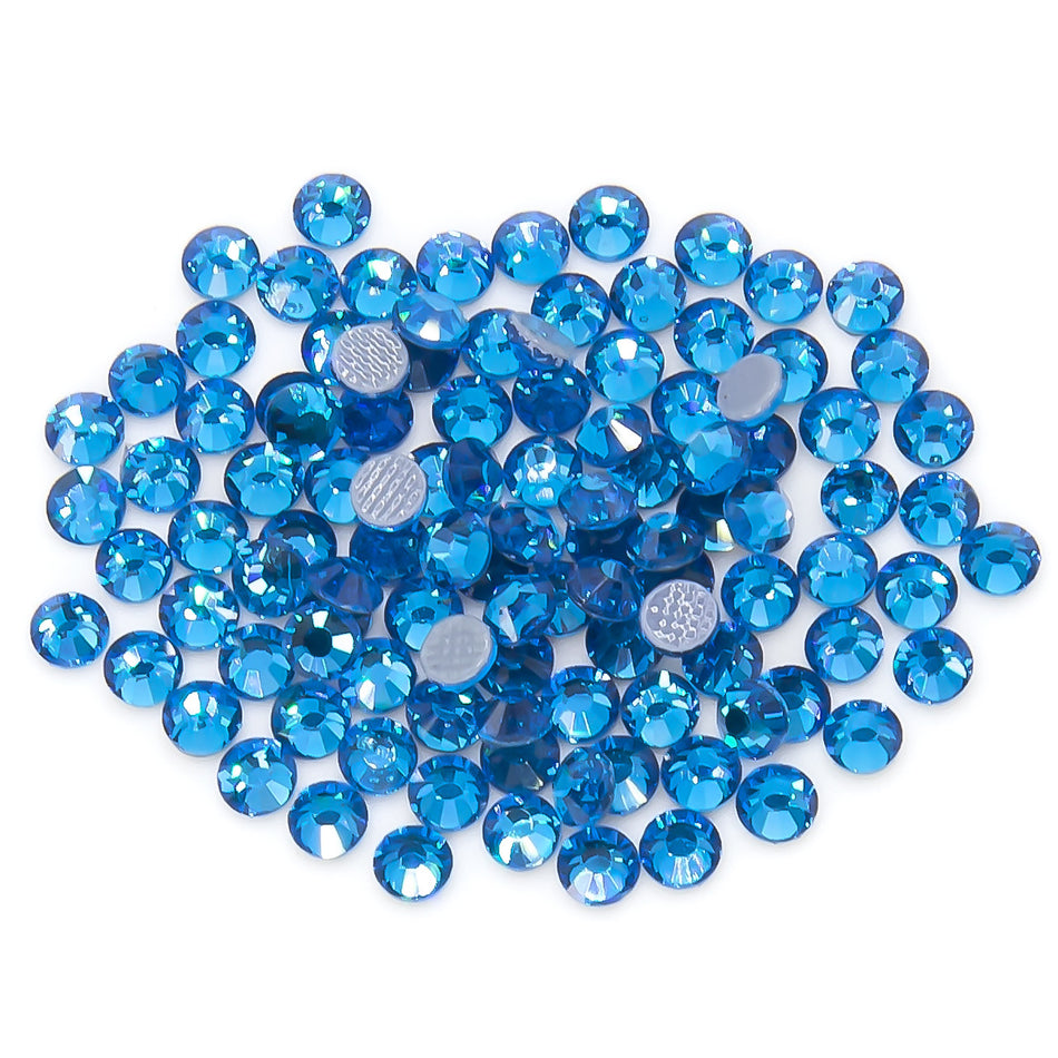 Стрази гарячої фіксації DMC ss8 (2.4-2.5mm) 1440 шт. Синій каплан