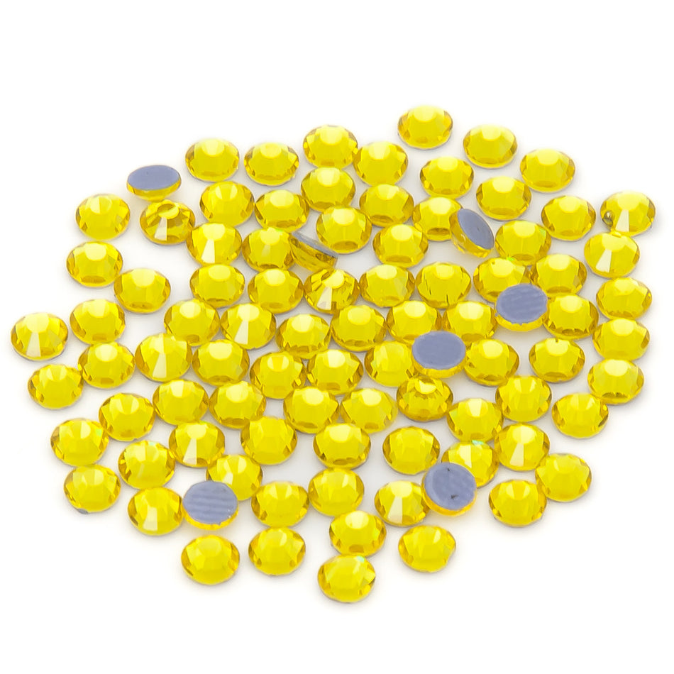 Стрази гарячої фіксації DMC ss8 (2.4-2.5mm) 1440 шт. Жовтий