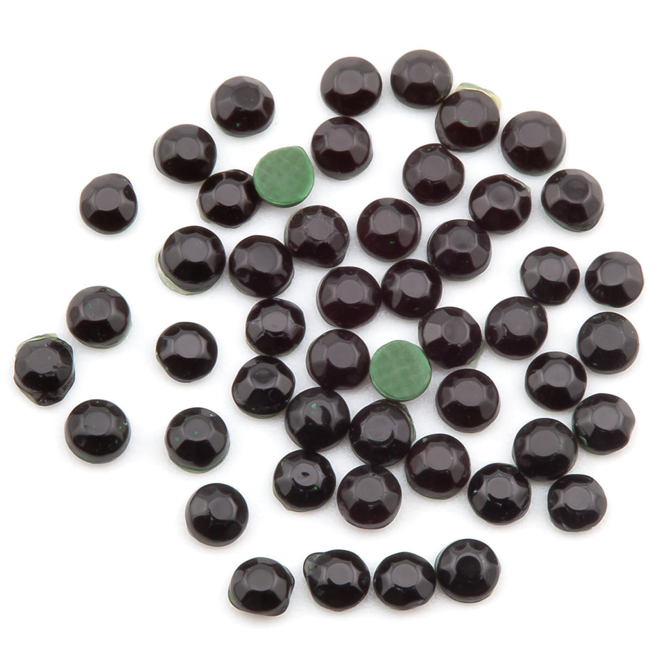 Cтрази клейові Акрил ss20 (4,8-5,0mm) гаряча фіксація 50 г Черний
