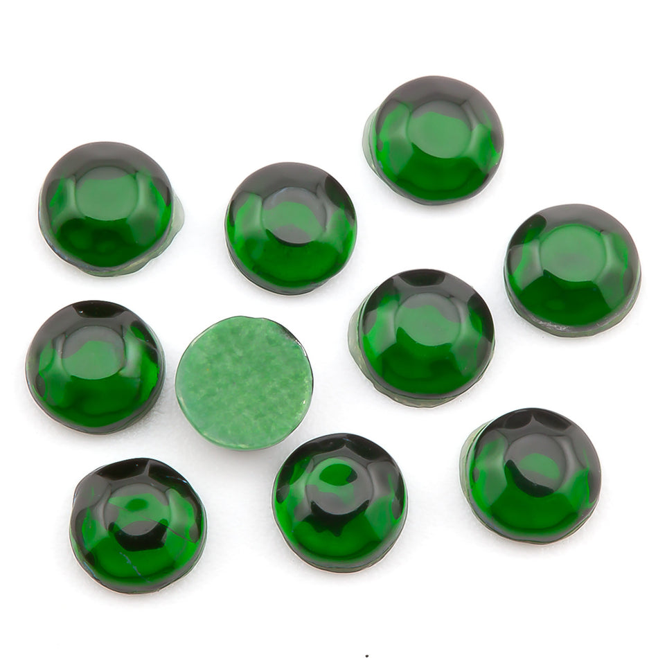 Cтрази клейові Акрил ss16 (3,8-4,0mm) гаряча фіксація 50 г Зелений