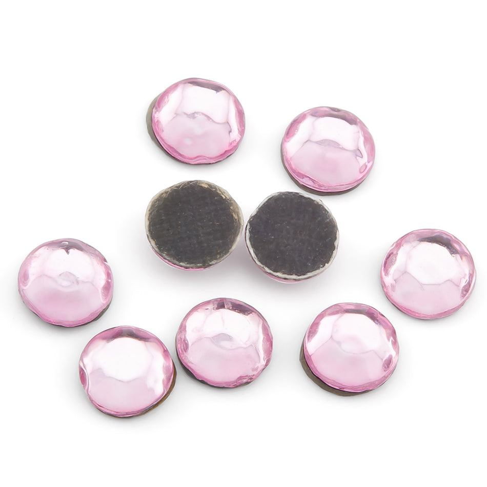 Cтрази клейові Акрил ss16 (3,8-4,0mm) гаряча фіксація 50 г Рожевий