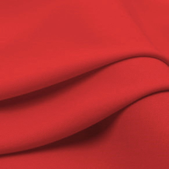 Tkanina 100% wіскоза LuxFabric 160 г/m² 1,6 m 1 m Червоний