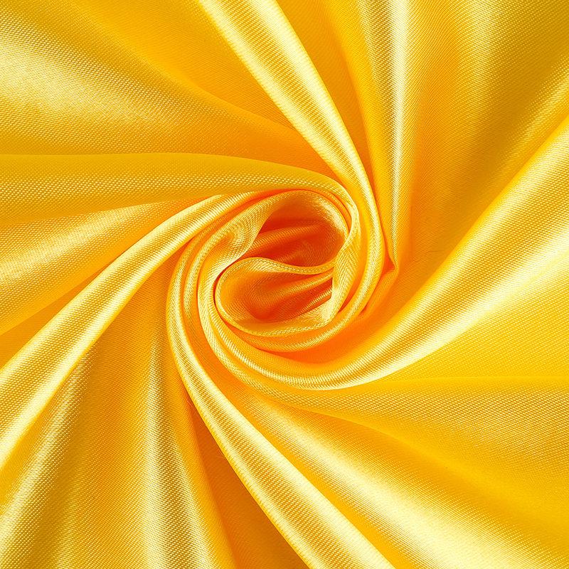 Tkana атлас LuxFabric 115 г/m² 1,5 m 1 m Жовтий