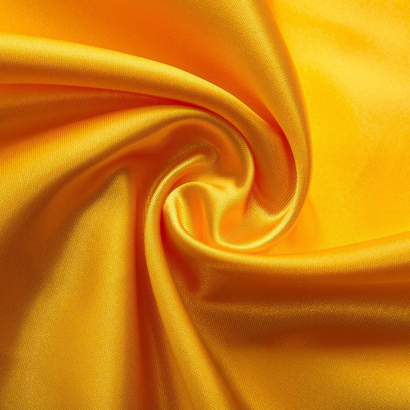 Tkana атлас LuxFabric 115 г/m² 1,5 м 1 м Золотий яскравий