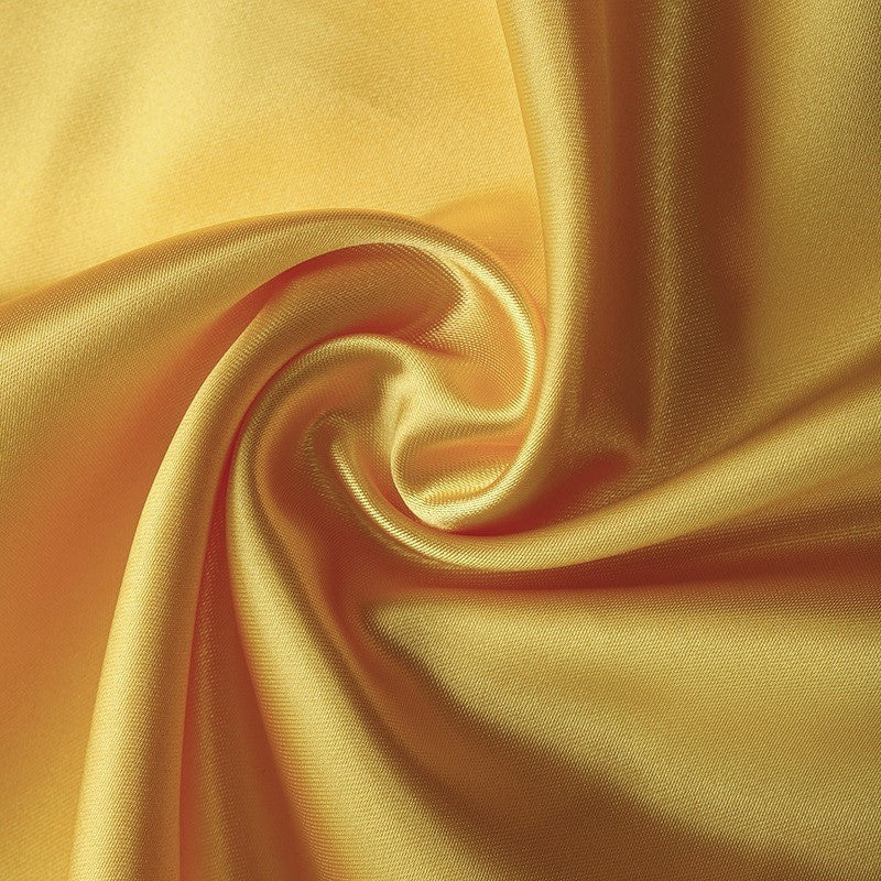 Tkana атлас LuxFabric 115 г/m² 1,5 m 1 m Золотистий