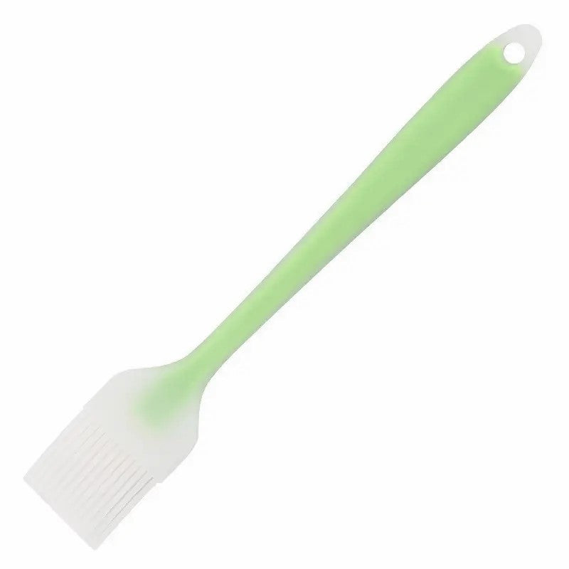 Пензлик великий силіконовий кухонний 26,5х4,5 cm 1 шт. Прозоро-оливковий
