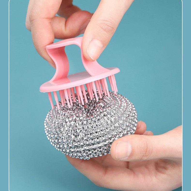 Скребок з утримувачем металевий 8х6 cm 1 szt. Blakitnyz