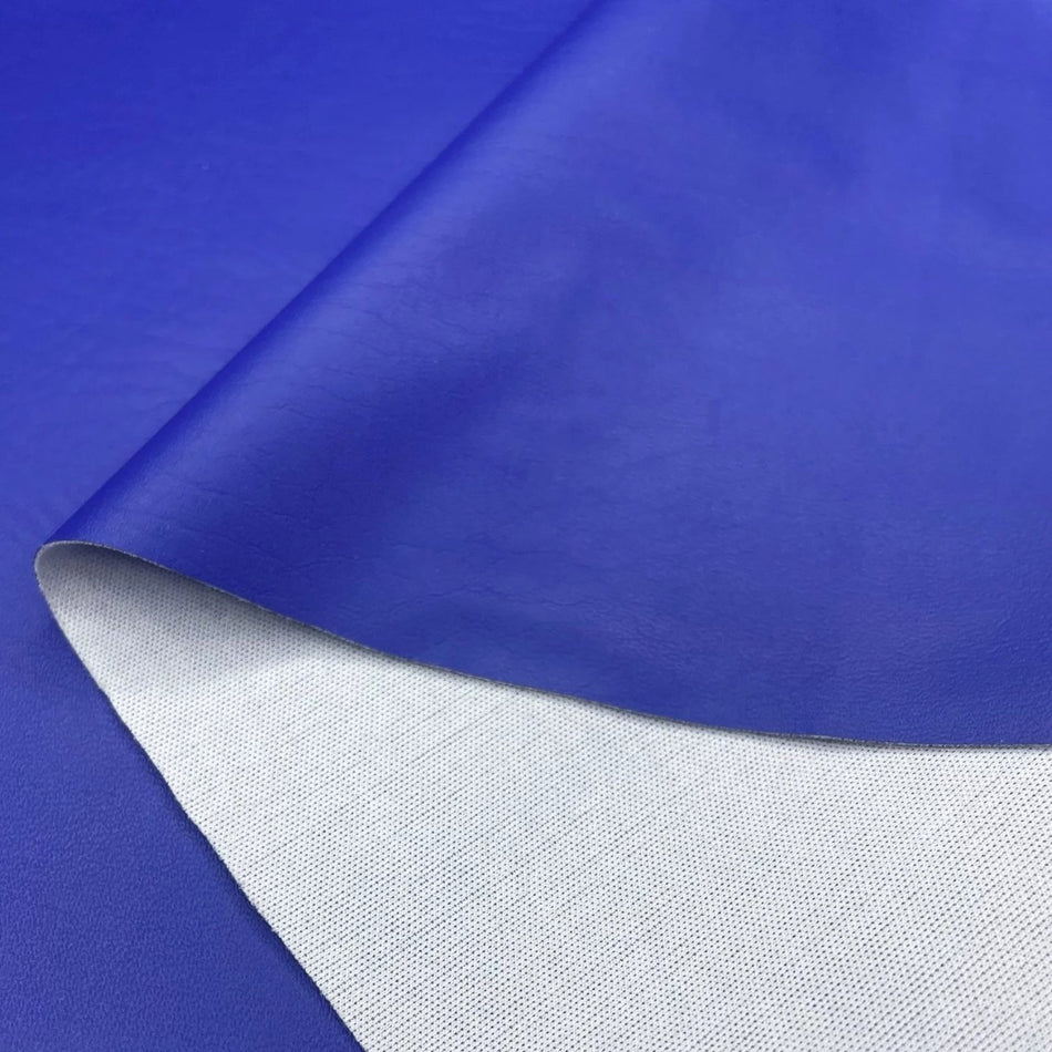 Тканина екошкіра легка LuxFabric 165 г/м² 1,40 м 1 м + Нитка поліестер 360 м Електрик
