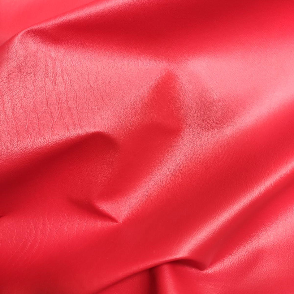 Тканина екошкіра легка LuxFabric 165 г/м² 1,40 м 1 м Червоний