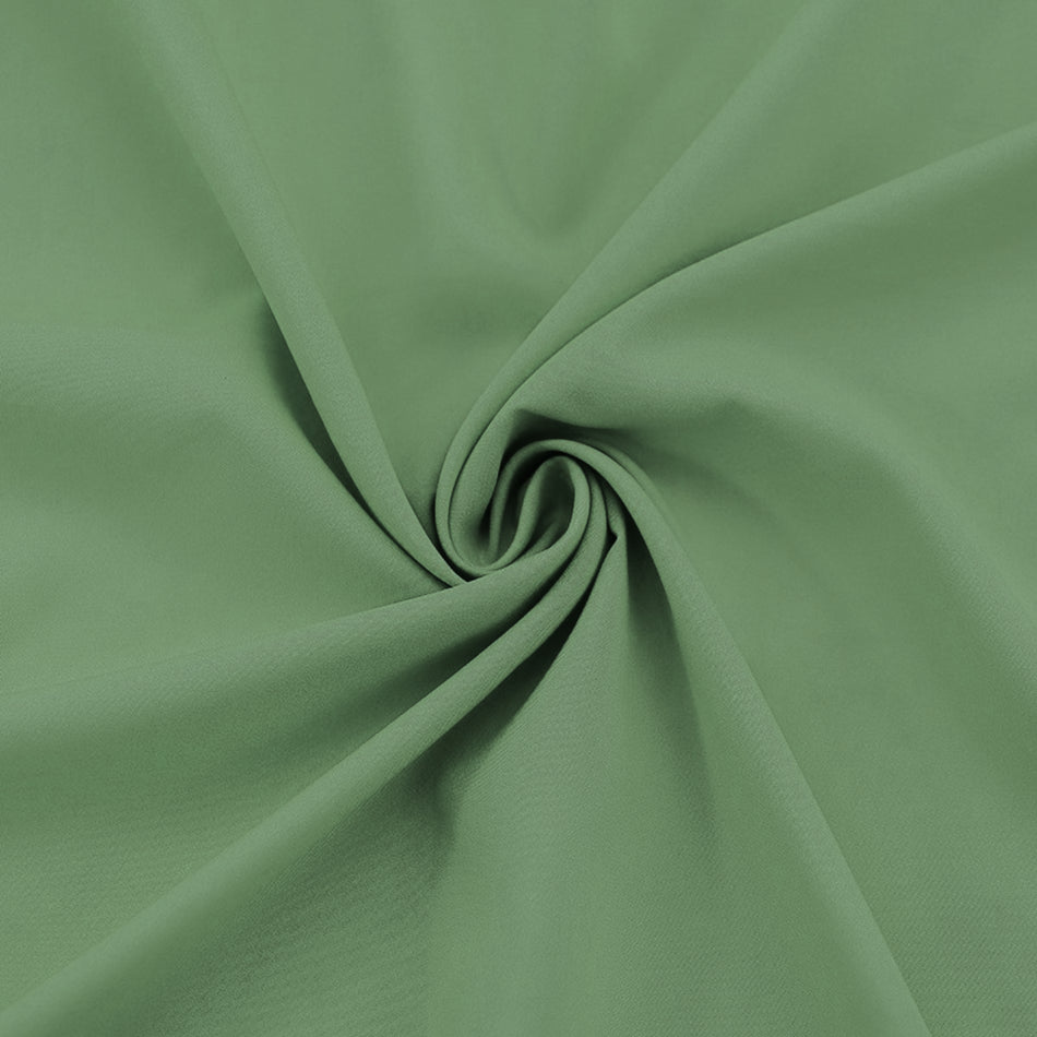 Тканина шифон LuxFabric 110 г/м² 1,50 м 1 м Оливковий