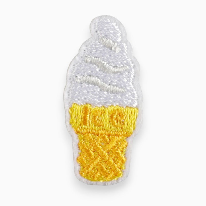 Термоаплікація Ice cream вишита 3,1х1,4 см 1 шт. Різні кольори