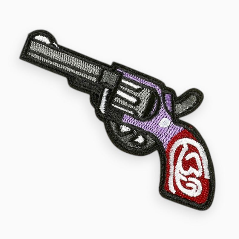 Термоаплікація Revolver вишита 4,6х9,3 см 1 шт. Різні кольори