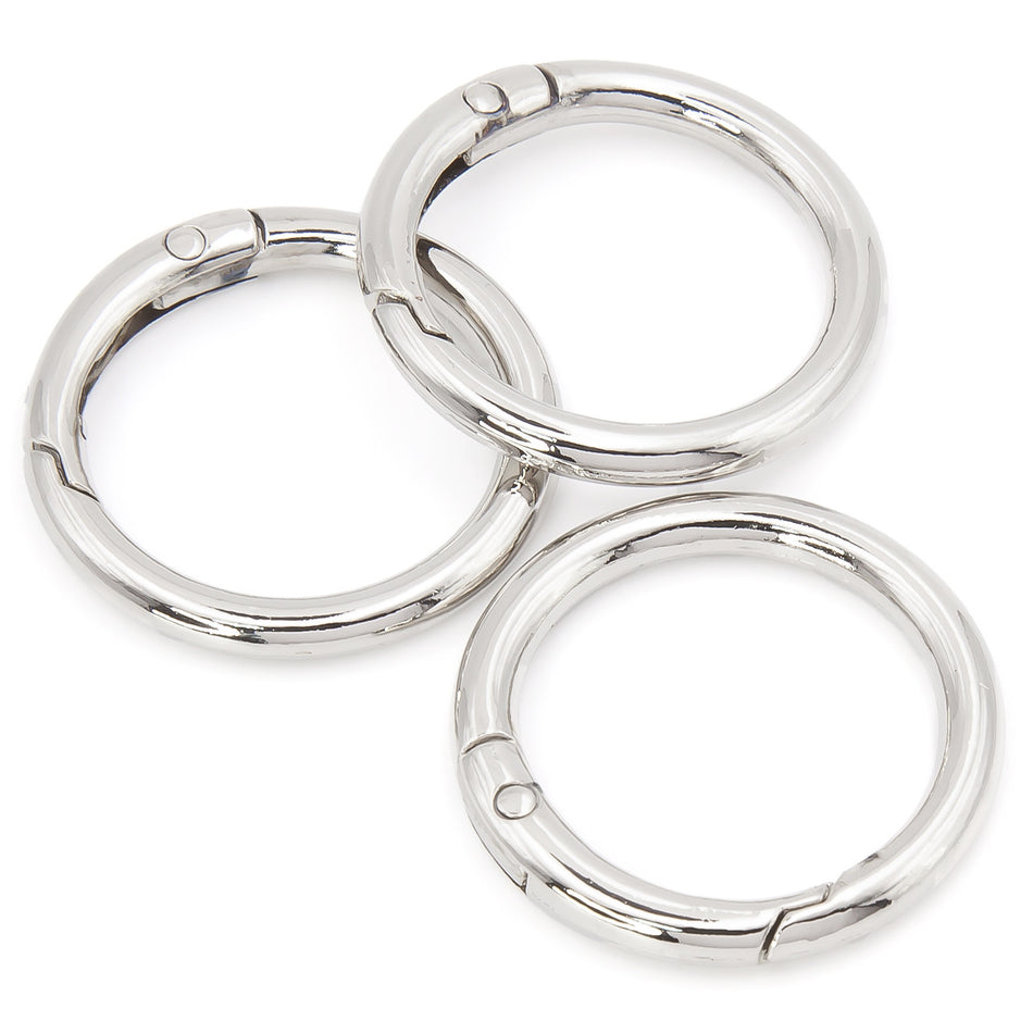 Кільце карабін кругле 48х4,8 мм Ø 37 MM Платина