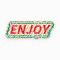 Аплікація ENJOY самоклеюча 2,5х6,7 см 1 шт. Різні кольори